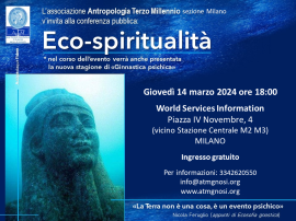 ECO-SPIRITUALITÀ (conferenza A.T.M. a Milano) 