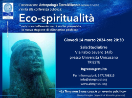 ECO-SPIRITUALITÀ (conferenza A.T.M. a Trieste) 