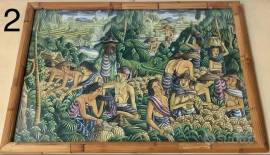 Quadri Balinesi ad olio dipinti ad UBUD nel 1978