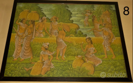 Quadri Balinesi ad olio dipinti a UBUD nel 1978