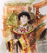 Ritratto umoristico da foto caricatura idea  compleanno nozze festa della mamma pensione