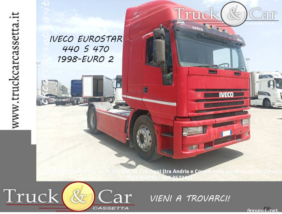 RIF.1030 IVECO EUROSTAR 440 S 470 - 1998 - TRATTORE STRADALE - EURO 2