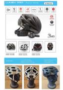 Stock di caschi tecnologici con bluetooth e led 750pz 
