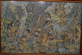 Dipinto balinese anni 60/70 WJ Ngawir Ubud
