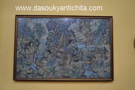 Dipinto balinese anni 60/70 WJ Ngawir Ubud