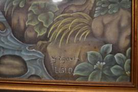 Dipinto balinese anni 60/70 WJ Ngawir Ubud