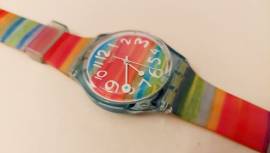 Orologio da polso marchio SWATCH SWISS MADE modello COLOR THE SKY con scatola e libretto