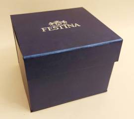 Scatola originale FESTINA accompagnata con il Certificato di Autenticità in varie lingue