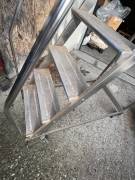 Scala a Castello Palchetto Acciaio Inox H 200 Scala a Castello Palchetto Acciaio Inox H 200