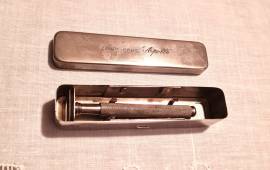 Antico rasoio Apollo Coupe-Cors di sicurezza francese   degli anni '30 mezza taglia da donna o baffi