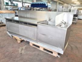 WORKSTATION DA BAR INOX USATA 