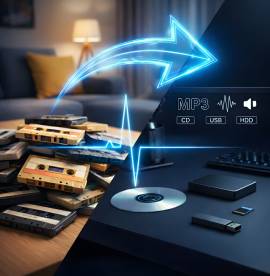 Conversione Digitale Audiocassette in MP3 e CD a Palermo
