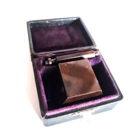 Antico squadro a  specchi tascabile  Austriaco ,  primi'900, firmato "GEBRUDER . FROMME / WIEN&