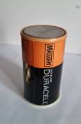 Rara radio Vintage  AM batteria Mallory Duracell Alkaline  , funzionante , dimensioni cm .12 diametr