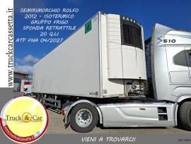 RIF.1303 SEMIRIMORCHIO ROLFO – 2012 – ISOTERMICO CON GRUPPO FRIGO ATP FNA 04/2027 – SPONDA CARICATRI