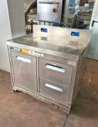 BANCO DA LAVORO REFRIGERATO CON CASSETTI USATO  