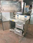 BANCO DA LAVORO REFRIGERATO CON CASSETTI USATO  