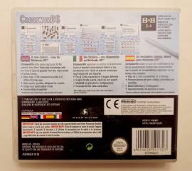 Custodia originale Nintendo DS CrossworDS con libretto d'istruzioni in varie lingue Ed.Deep Silver