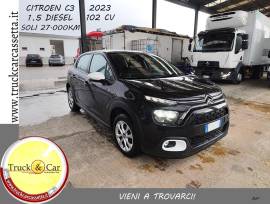 CITROEN C3 – 2023 – AUTOVETTURA – 1.5 DIESEL 102 CV – EURO 6