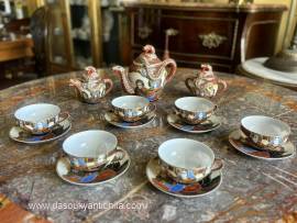 Servizio da tè anni 60/70 Satsuma moriage