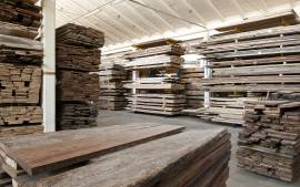 Tavolato in abete di recupero