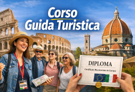 Corso Guida Turistica certificata – Diploma riconosciuta UE – Online