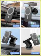 Caricabatteria da Auto wireless magnetico per iPhone Caricabatteria da Auto wireless magnetico per iPhone