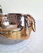 Ciotola   Oroten Gruppo Ronchi   porta ghiaccio stile Art Deco ,