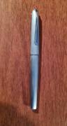 Penna stilografica  PELIKAN  Silvexa  vintage   con pennino in oro bianco 14 carati,  usata senza cu