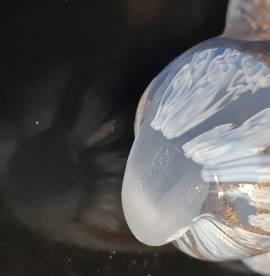 Duetto La Murrina formato da foca e pesce in vetro di Murano anni 90 marchiati , in condizioni perfe