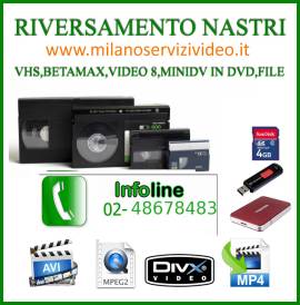 videocamera sony HI8 Riversamento vostre cassette di Famiglia in mp4