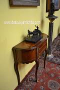 Console in noce mezzo giro stile Luigi XV