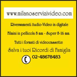 telecinema 8mm noleggio riversamento filmini di famiglia fai da te