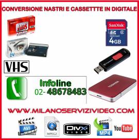 Duplicatore videoregistratore da vhs a file mp4 su chiavetta e hard disk