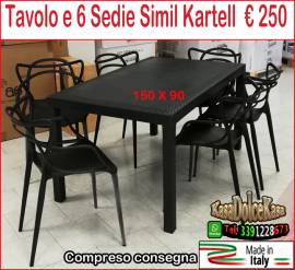 Set  Tavolo e sedie Esterno