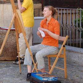Lezioni disegno accademico pittura composizione idea regalo pensione  compleanno festa della mamma