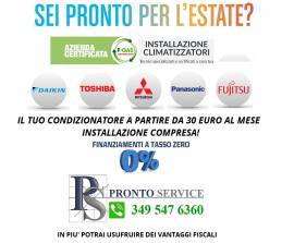 VENDITA - INSTALLAZIONE CONDIZIONATORI - RILASCIO CERTIFICAZIONE FGAS