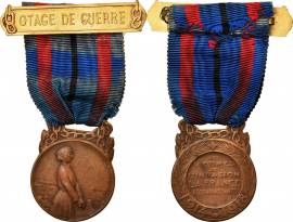 Medaglia Francia 1914-1918 Vittime dell'invasione