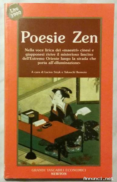 Poesie Zen di Takaschi Ikemoto 1°Ed:Newton Compton, luglio 1992 come nuovo