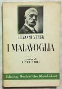 I Malavoglia di Giovanni Verga; Ed.Scolastiche Mondadori, novembre 1952 ottimo