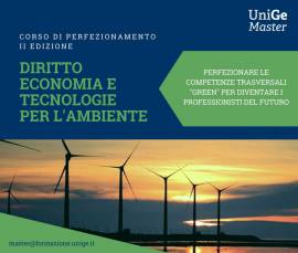 Diritto economia e tecnologie per l'ambiente