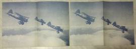 Vecchio Poster aereo da caccia americano P-26 di tipo 'moderno' come nuovo
