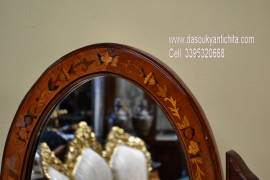 Toilette a fagiolo con specchio oscillante stile Luigi XVI