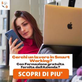 OFFRO LAVORO COLLABORATORE DIGITALE/SMART WORKING 