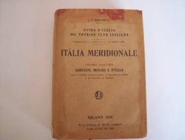 Libro anno 1926 TCI Bertarelli Italia Meridionale Vol I