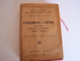 Libro anno 1929 TCI BERTARELLI   Possedimenti e Colonie
