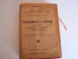Libro anno 1929 TCI BERTARELLI   Possedimenti e Colonie