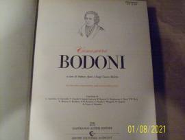 Libro anno 1990 BODONI Conoscere Bodoni nel 250.mo