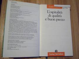 Libro anno 2001 TCI L'ospitalità di qualità n 500