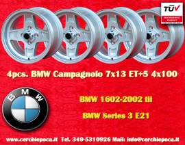 4 pz. cerchi BMW Campagnolo 7x13 ET5 1502-2002 tii
